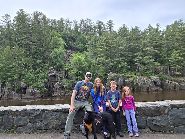 Kevin with family