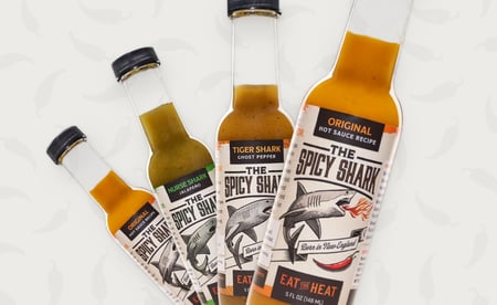 The Spicy Shark Website Screenshot