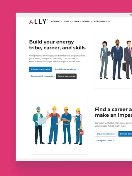 ALLY Energy Website Screenshot