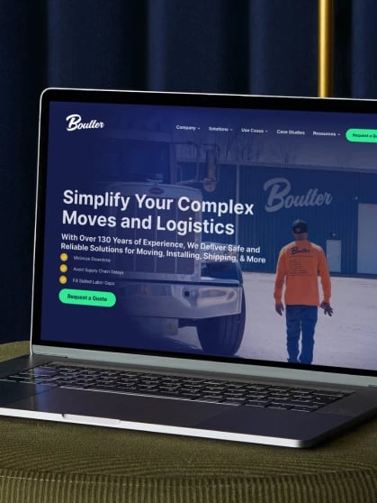 Boulter Industrial Website