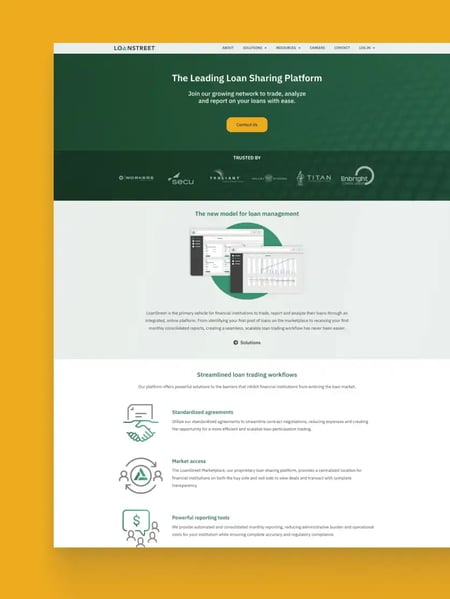 LoanStreet Website Screenshot