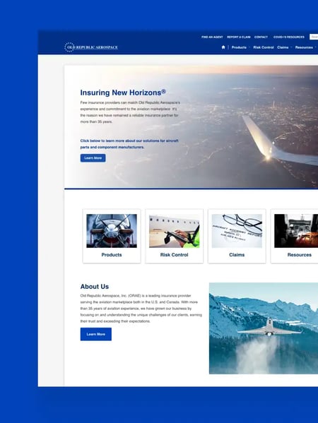 Old Republic Aerospace, Inc Website Screenshot