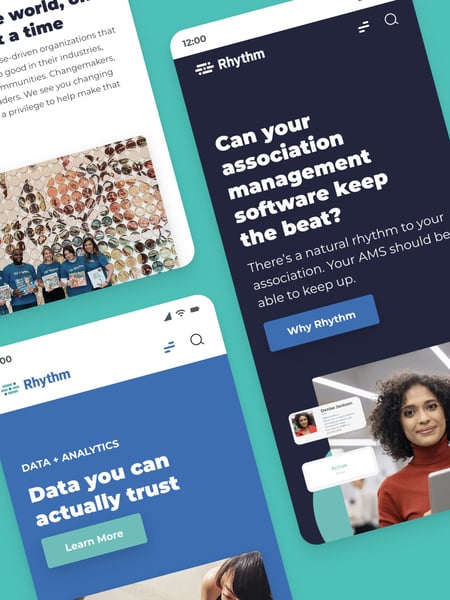 Rhythm Software Website Screenshot