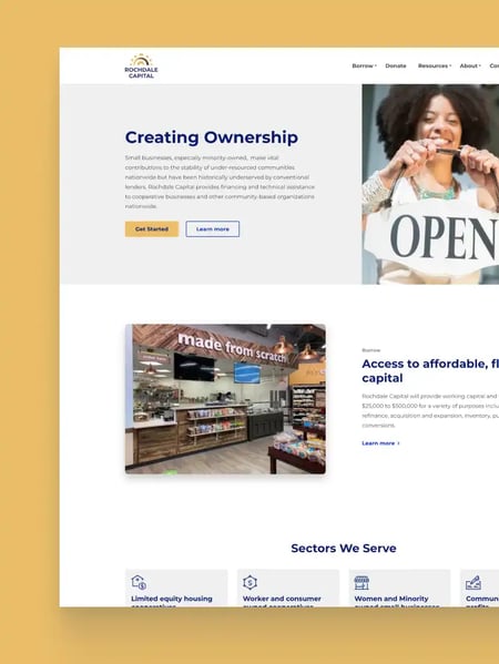 Rochdale Capital Website Screenshot