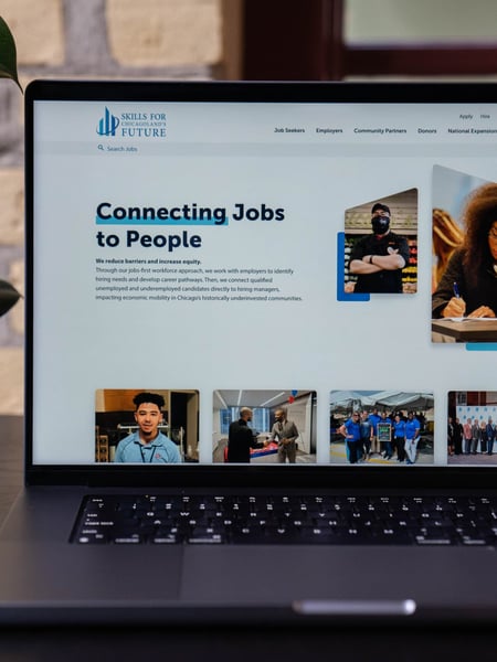 Skills for Chicagoland's Future Website Screenshot