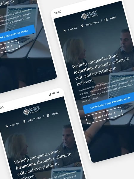 Stock Legal, LLC Website Screenshot