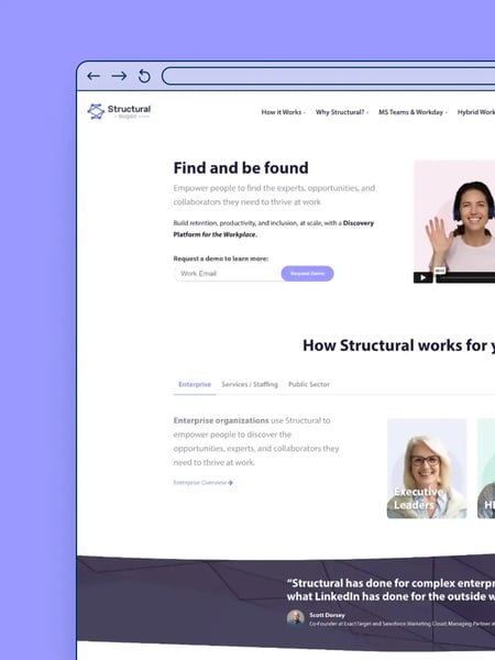 Structural Website Screenshot