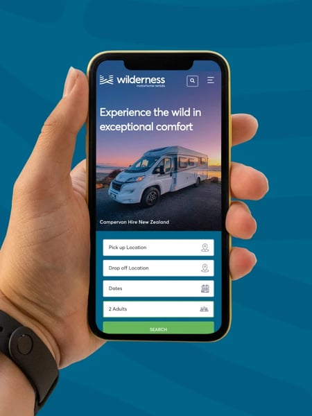 Wilderness Website Screenshot